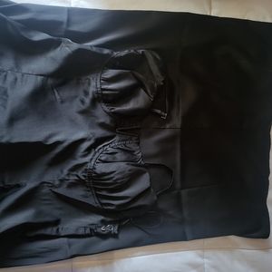 mid length silk dress